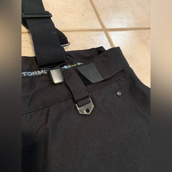 Sunice STORMPACK Black Ski Snowboard Pants Bibs XL/TG Removable Suspenders - Picture 7 of 10
